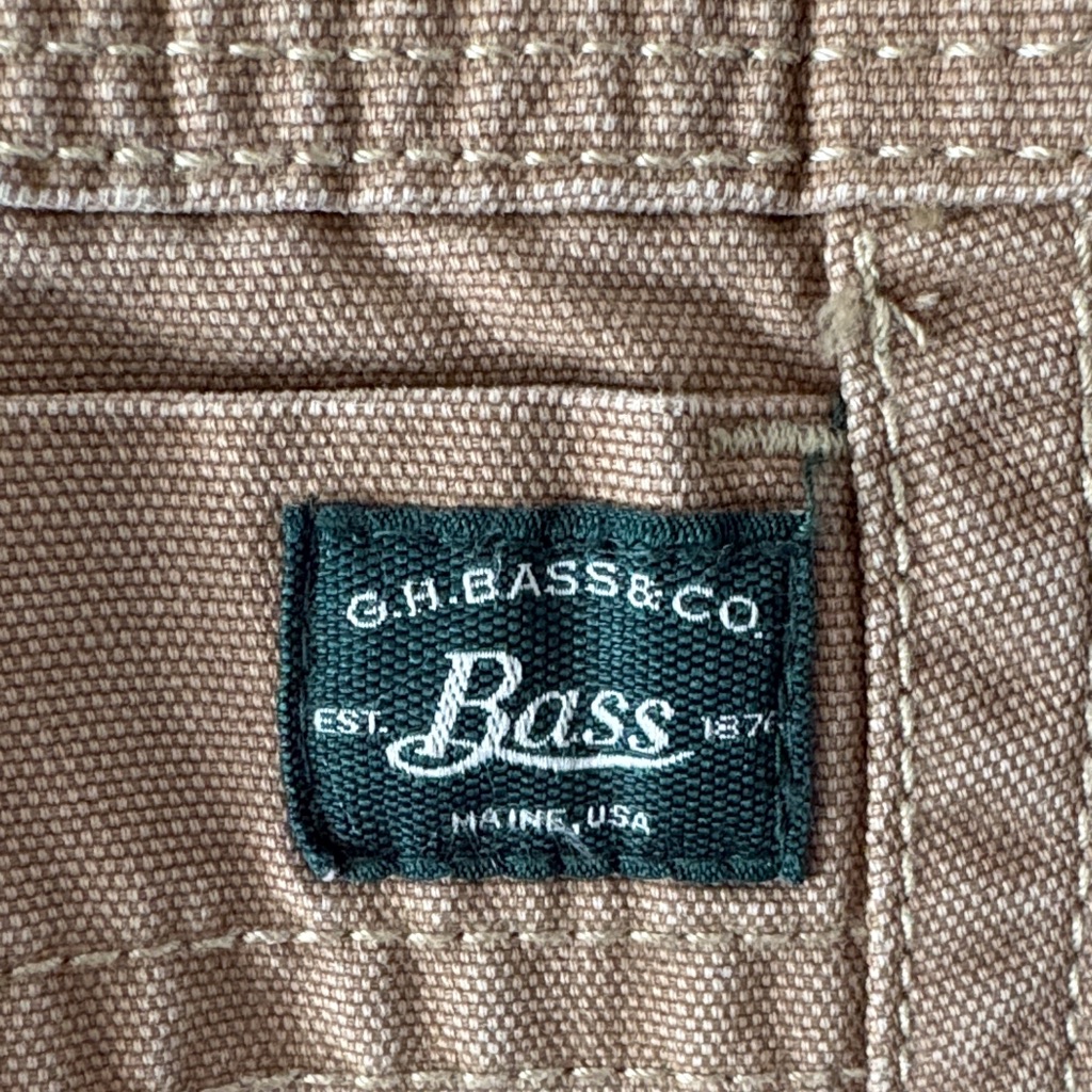 G.H. Bass & Co. Brown Canvas Accessory